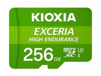 Карта пам'яті Kioxia EXCERIA HIGH ENDURANCE microSDXC UHS-I 256GB U3 V30 A1 R100/W85 MB/s (LMHE1G256GG2)