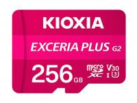 Карта пам'яті Kioxia EXCERIA PLUS G2 microSDXC UHS-I 256GB U3 V30 A1 R100/W90 MB/s (LMPL2M256GG2)