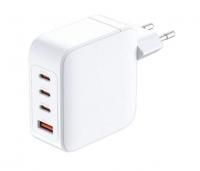 Зарядний пристрій мережевий D-Link DCP-101 100Вт GaN 3хUSB-С, 1xUSB-A, білий