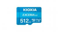 Карта пам'яті Kioxia EXCERIA G3 microSDXC UHS-I 512GB U3 V30 A2 R160/W50 MB/s + адаптер SD