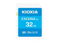 Карта пам'яті Kioxia EXCERIA G2 SDHC UHS-I 32GB U3 V30 R100/W50 MB/s (LNEX2L032GG4)