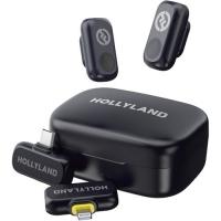 Бездротова мікрофонна система Hollyland LARK A1 Combo 2.4 GHz (2Tx, 1Rx USB-C, 1Rx Lightning), Space Gray