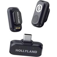 Бездротова мікрофонна система Hollyland LARK A1 Mini Duo 2.4 GHz, 2Tx, 1Rx USB-C, Space Gray
