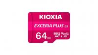 Карта пам'яті Kioxia EXCERIA PLUS G3 microSDXC UHS-I 64GB U3 A2 V30 R210/W90 MB/s (LMPL3M064GG2)