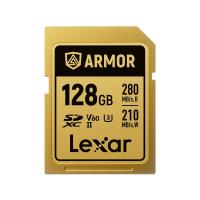 Карта пам'яті Lexar ARMOR GOLD SDXC UHS-II 128GB V60 R280/W210 MB/s (LSDAMGL128G-RNNNG)