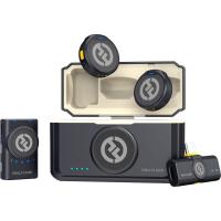Бездротова мікрофонна система Hollyland LARK M2 Mini Combo 2.4 GHz (2Tx + 1Rx 3.5mm TRS + 1Rx USB-C), Shine Charcoal