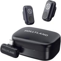 Бездротова мікрофонна система Hollyland LARK A1 Duo 2.4 GHz, 2Tx + 1Rx USB-C, Space Gray (HL-LARK A1 DUO)