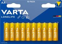 Батарейка Varta Longlife Alkaline AA (LR6), блістер, 10 шт