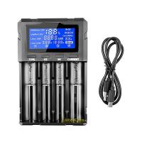 Зарядний пристрій LiitoKala Lii-KU4, LCD, для 18650, 26650, 21700 Li-Ion, LiFePO4, АА, ААА NiCd/NiMH