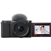 Фотокамера бездзеркальна Sony ZV-E10 kit 16-50mm f/3.5-5.6 OSS II, чорний (ZVE10KB)