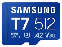 Карта пам'яті Samsung T7 microSDXC UHS-I 512GB U3 A2 V30 R170MB/s (MB-MB512T)