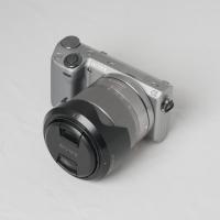 Фотокамера бездзеркальна Sony NEX-5R kit 18-55, срібло